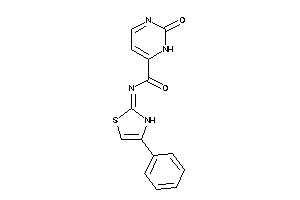 Image of 2-keto-N-(4-phenyl-4-thiazolin-2-ylidene)-1H-pyrimidine-6-carboxamide