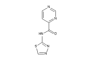 N-(1,3,4-thiadiazol-2-yl)pyrimidine-4-carboxamide