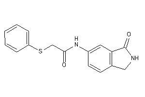 N-(3-ketoisoindolin-5-yl)-2-(phenylthio)acetamide