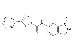 N-(3-ketoisoindolin-5-yl)-2-phenyl-thiazole-5-carboxamide