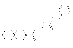 1-[3-(3-azaspiro[5.5]undecan-3-yl)-3-keto-propyl]-3-benzyl-urea