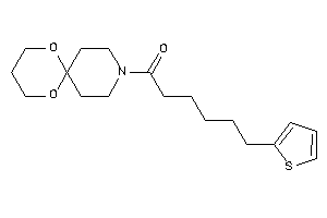1-(7,11-dioxa-3-azaspiro[5.5]undecan-3-yl)-6-(2-thienyl)hexan-1-one