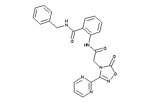 N-benzyl-2-[[2-[5-keto-3-(2-pyrimidyl)-1,2,4-oxadiazol-4-yl]acetyl]amino]benzamide