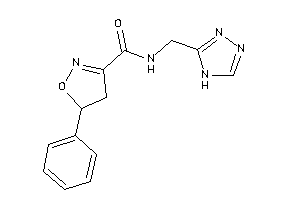 5-phenyl-N-(4H-1,2,4-triazol-3-ylmethyl)-2-isoxazoline-3-carboxamide