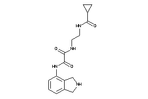 N-[2-(cyclopropanecarbonylamino)ethyl]-N'-isoindolin-4-yl-oxamide