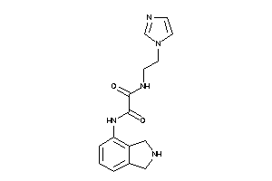 N-(2-imidazol-1-ylethyl)-N'-isoindolin-4-yl-oxamide