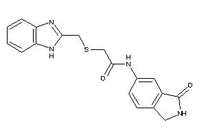 2-(1H-benzimidazol-2-ylmethylthio)-N-(3-ketoisoindolin-5-yl)acetamide