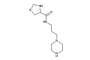 N-(3-piperazinopropyl)thiazolidine-4-carboxamide