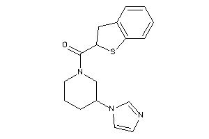 2,3-dihydrobenzothiophen-2-yl-(3-imidazol-1-ylpiperidino)methanone