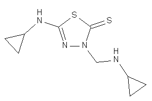 5-(cyclopropylamino)-3-[(cyclopropylamino)methyl]-1,3,4-thiadiazole-2-thione