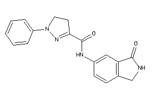 N-(3-ketoisoindolin-5-yl)-1-phenyl-2-pyrazoline-3-carboxamide