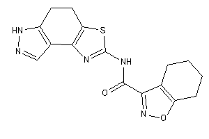 Image of N-(5,6-dihydro-4H-pyrazolo[4,3-e][1,3]benzothiazol-2-yl)-4,5,6,7-tetrahydroindoxazene-3-carboxamide