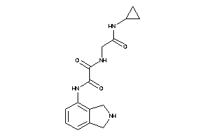 N-[2-(cyclopropylamino)-2-keto-ethyl]-N'-isoindolin-4-yl-oxamide