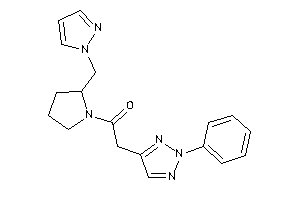 2-(2-phenyltriazol-4-yl)-1-[2-(pyrazol-1-ylmethyl)pyrrolidino]ethanone