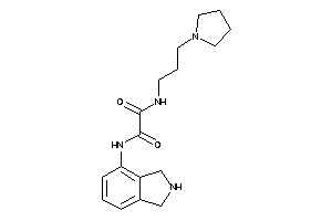 N'-isoindolin-4-yl-N-(3-pyrrolidinopropyl)oxamide