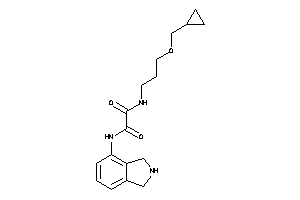 N-[3-(cyclopropylmethoxy)propyl]-N'-isoindolin-4-yl-oxamide