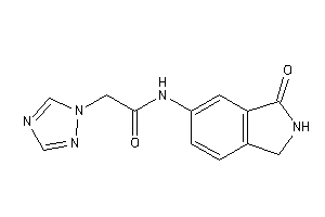 N-(3-ketoisoindolin-5-yl)-2-(1,2,4-triazol-1-yl)acetamide