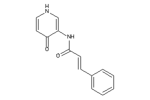 N-(4-keto-1H-pyridin-3-yl)-3-phenyl-acrylamide
