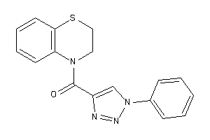 2,3-dihydro-1,4-benzothiazin-4-yl-(1-phenyltriazol-4-yl)methanone