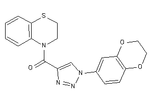 [1-(2,3-dihydro-1,4-benzodioxin-6-yl)triazol-4-yl]-(2,3-dihydro-1,4-benzothiazin-4-yl)methanone