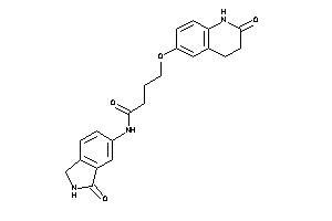 4-[(2-keto-3,4-dihydro-1H-quinolin-6-yl)oxy]-N-(3-ketoisoindolin-5-yl)butyramide