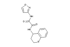 N'-isoxazol-3-yl-N-thiochroman-4-yl-oxamide