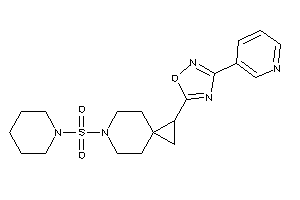 5-(6-piperidinosulfonyl-6-azaspiro[2.5]octan-1-yl)-3-(3-pyridyl)-1,2,4-oxadiazole