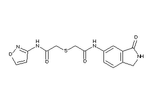 2-[[2-(isoxazol-3-ylamino)-2-keto-ethyl]thio]-N-(3-ketoisoindolin-5-yl)acetamide