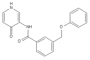 N-(4-keto-1H-pyridin-3-yl)-3-(phenoxymethyl)benzamide