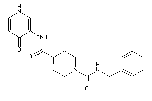 N-benzyl-N'-(4-keto-1H-pyridin-3-yl)piperidine-1,4-dicarboxamide