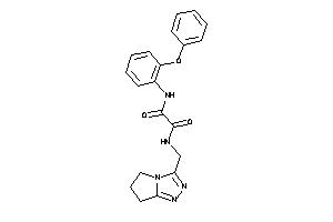 N-(6,7-dihydro-5H-pyrrolo[2,1-c][1,2,4]triazol-3-ylmethyl)-N'-(2-phenoxyphenyl)oxamide