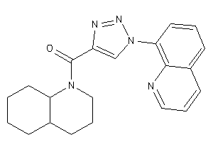 3,4,4a,5,6,7,8,8a-octahydro-2H-quinolin-1-yl-[1-(8-quinolyl)triazol-4-yl]methanone