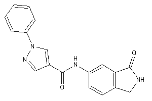 N-(3-ketoisoindolin-5-yl)-1-phenyl-pyrazole-4-carboxamide