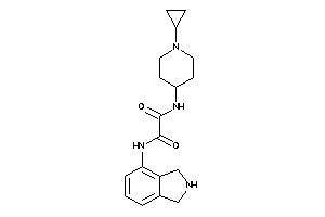 N-(1-cyclopropyl-4-piperidyl)-N'-isoindolin-4-yl-oxamide