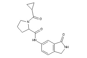 1-(cyclopropanecarbonyl)-N-(3-ketoisoindolin-5-yl)pyrrolidine-2-carboxamide