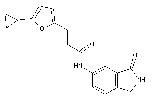 3-(5-cyclopropyl-2-furyl)-N-(3-ketoisoindolin-5-yl)acrylamide