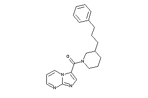 Imidazo[1,2-a]pyrimidin-3-yl-[3-(3-phenylpropyl)piperidino]methanone