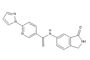 N-(3-ketoisoindolin-5-yl)-6-pyrazol-1-yl-nicotinamide