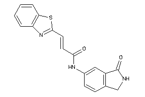 3-(1,3-benzothiazol-2-yl)-N-(3-ketoisoindolin-5-yl)acrylamide