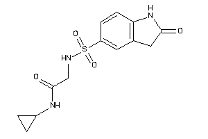 N-cyclopropyl-2-[(2-ketoindolin-5-yl)sulfonylamino]acetamide