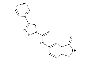 N-(3-ketoisoindolin-5-yl)-3-phenyl-2-isoxazoline-5-carboxamide