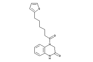 4-[6-(2-thienyl)hexanoyl]-1,3-dihydroquinoxalin-2-one