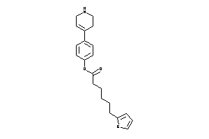 6-(2-thienyl)hexanoic Acid [4-(1,2,3,6-tetrahydropyridin-4-yl)phenyl] Ester