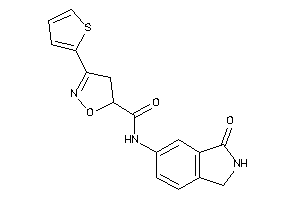 N-(3-ketoisoindolin-5-yl)-3-(2-thienyl)-2-isoxazoline-5-carboxamide