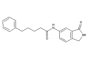 N-(3-ketoisoindolin-5-yl)-5-phenyl-valeramide