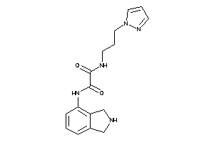 N'-isoindolin-4-yl-N-(3-pyrazol-1-ylpropyl)oxamide