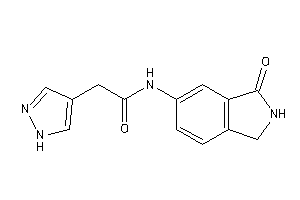 N-(3-ketoisoindolin-5-yl)-2-(1H-pyrazol-4-yl)acetamide