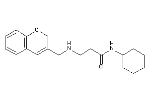 3-(2H-chromen-3-ylmethylamino)-N-cyclohexyl-propionamide