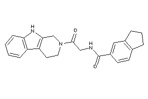 N-[2-keto-2-(1,3,4,9-tetrahydro-$b-carbolin-2-yl)ethyl]indane-5-carboxamide