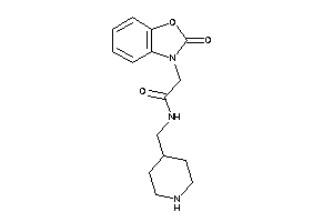 2-(2-keto-1,3-benzoxazol-3-yl)-N-(4-piperidylmethyl)acetamide